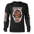 Black - Front - Kreator Unisex Adult Coma Of Souls Long-Sleeved T-Shirt