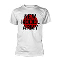 White - Front - New Model Army Unisex Adult Logo T-Shirt