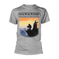 Grey - Front - Hawkwind Unisex Adult Masters Of The Universe T-Shirt