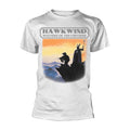 White - Front - Hawkwind Unisex Adult Masters Of The Universe T-Shirt