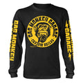 Black - Front - Gas Monkey Garage Unisex Adult Big Logo Long-Sleeved T-Shirt