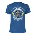 Blue - Front - Gas Monkey Garage Unisex Adult Lightning Bolt T-Shirt