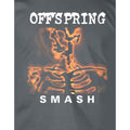 Grey - Side - The Offspring Unisex Adult Smash T-Shirt