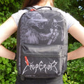 Black - Back - Emperor Wolf Logo Backpack