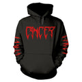 Black - Front - Cancer Unisex Adult Shadow Gripped Hoodie