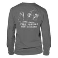 Grey - Back - Rage Against the Machine Unisex Adult Sun Live Long-Sleeved T-Shirt