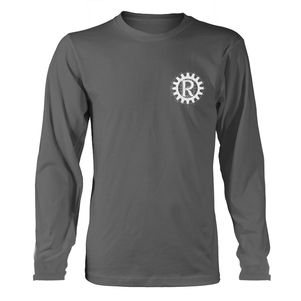 Grey - Front - Rage Against the Machine Unisex Adult Sun Live Long-Sleeved T-Shirt