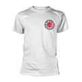 White - Front - Red Hot Chilli Peppers Unisex Adult Worn Asterisk T-Shirt