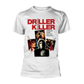 White - Front - Driller Killer Unisex Adult Poster T-Shirt