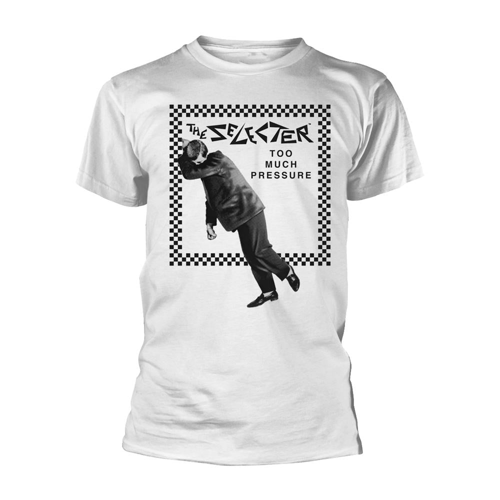 White - Front - The Selecter Unisex Adult Too Much Pressure T-Shirt