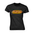 Black - Front - Clutch Womens-Ladies Classic Logo T-Shirt
