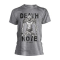 Grey - Front - Death Note Unisex Adult Stare Of Death T-Shirt