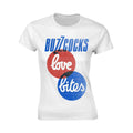White - Front - Buzzcocks Womens-Ladies Love Bites T-Shirt