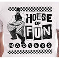 White - Side - Madness Unisex Adult House Of Fun T-Shirt
