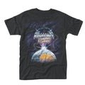Black - Front - Diamond Head Unisex Adult Lightning T-Shirt