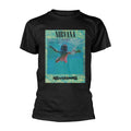 Black - Front - Nirvana Unisex Adult Ripple Overlay T-Shirt