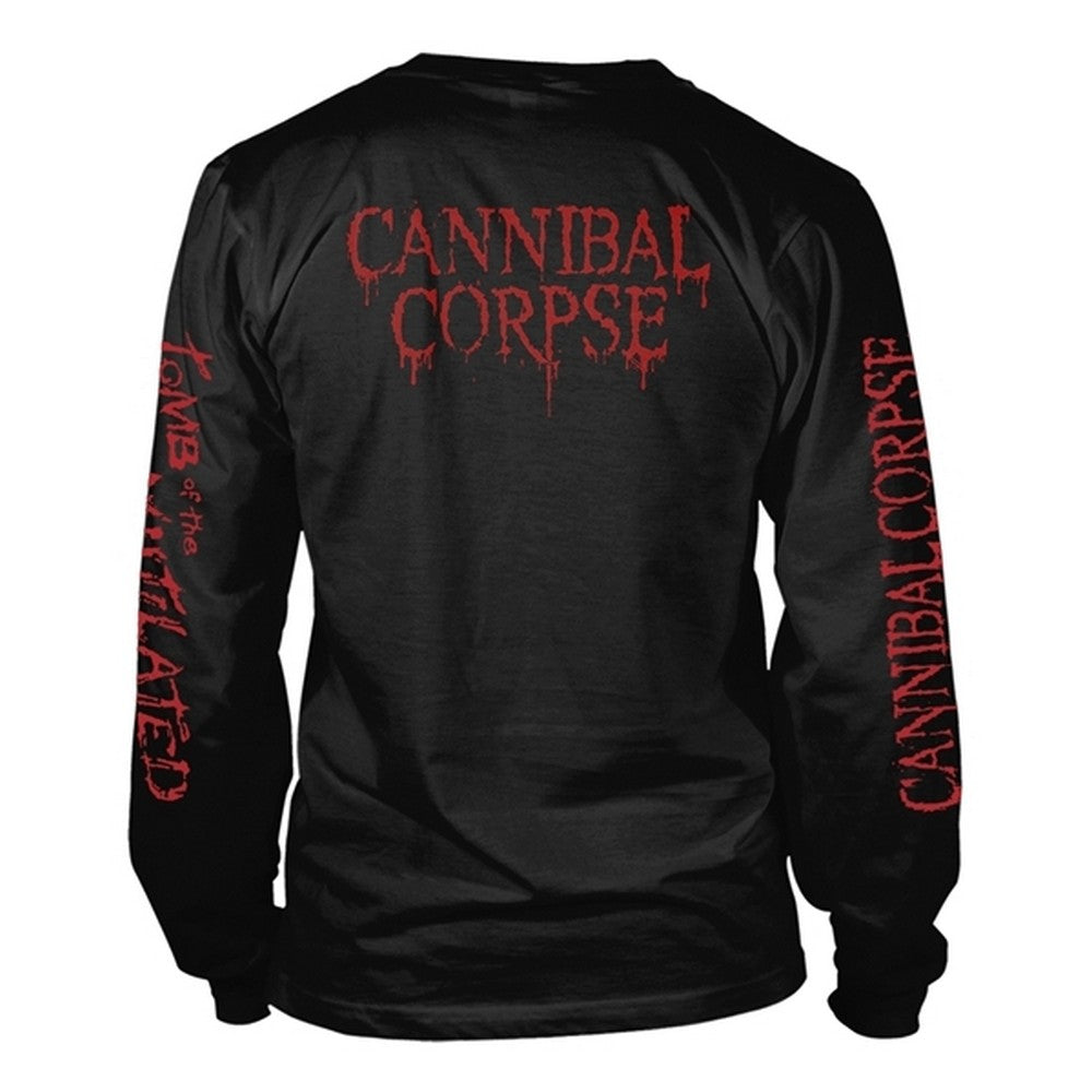 Black - Back - Cannibal Corpse Unisex Adult Tomb Of The Mutilated Long-Sleeved T-Shirt