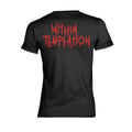 Black - Back - Within Temptation Womens-Ladies Purge Outline T-Shirt