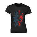 Black - Front - Within Temptation Womens-Ladies Purge Outline T-Shirt