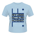 Blue - Front - New Order Unisex Adult Movement T-Shirt