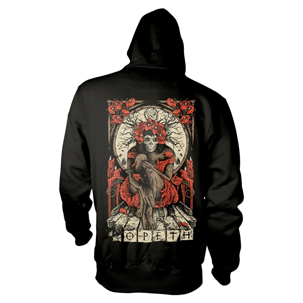 Black - Back - Opeth Unisex Adult Haxprocess Hoodie