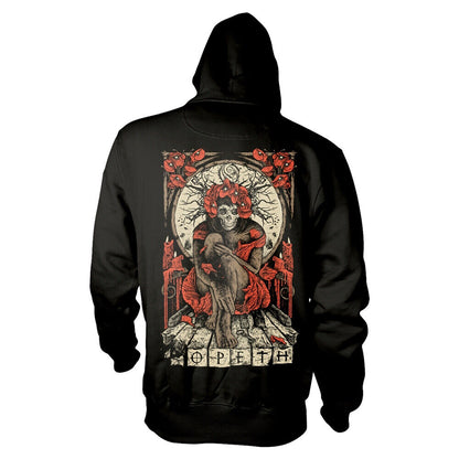 Black - Back - Opeth Unisex Adult Haxprocess Hoodie
