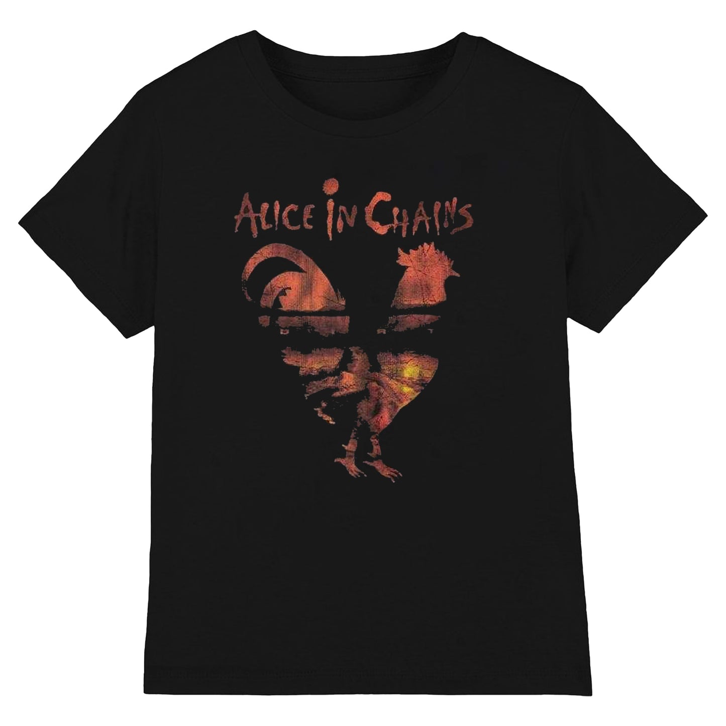 Black - Front - Alice In Chains Unisex Adult Dirt Rooster T-Shirt
