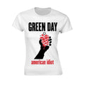 White - Front - Green Day Womens-Ladies American Idiot Heart T-Shirt