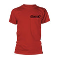 Red - Front - Clutch Unisex Adult Classic Logo T-Shirt