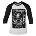 White - Front - Marduk Unisex Adult Frontschwein 3-4 Sleeve T-Shirt