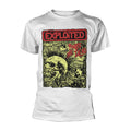 White - Front - The Exploited Unisex Adult Punks Not Dead T-Shirt