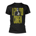 Black - Front - Leonard Cohen Unisex Adult Banana T-Shirt