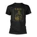 Black - Front - T-Rex Unisex Adult Electric Warrior T-Shirt