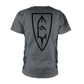 Grey - Back - Emperor Unisex Adult Shield Logo T-Shirt
