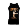 Black - Front - AC-DC Mens Stiff Upper Lip Tank Top