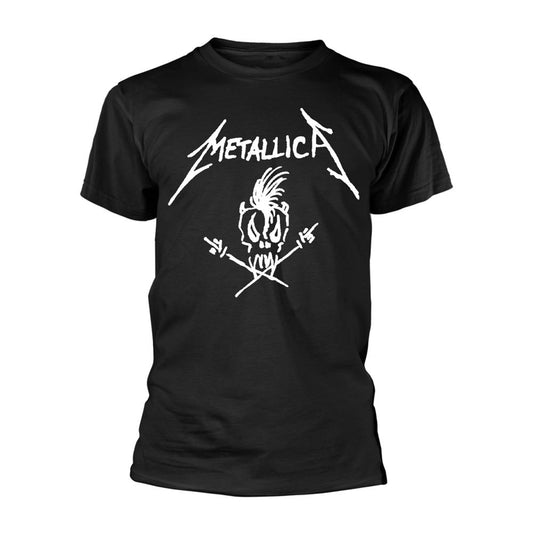 Black - Front - Metallica Unisex Adult Original Scary Guy T-Shirt