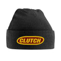 Black - Front - Clutch Classic Logo Beanie