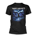 Black - Front - Amon Amarth Unisex Adult Raven´s Flight T-Shirt