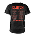 Black - Back - Clutch Unisex Adult Go Forth Ad Infinitum XXII Tour T-Shirt