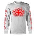 White - Front - Ulver Unisex Adult Blood Inside Long-Sleeved T-Shirt