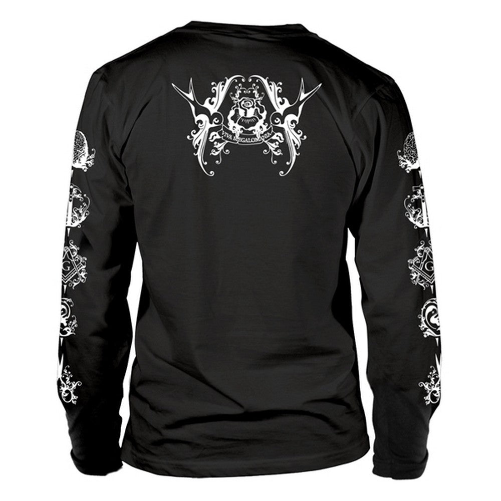 Black - Back - Ulver Unisex Adult Blood Inside Long-Sleeved T-Shirt