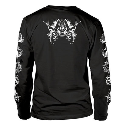 Black - Back - Ulver Unisex Adult Blood Inside Long-Sleeved T-Shirt