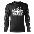 Black - Front - Ulver Unisex Adult Blood Inside Long-Sleeved T-Shirt