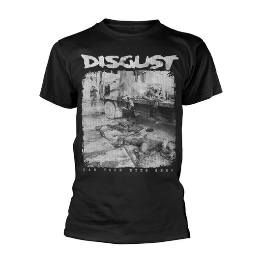 Black - Front - Disgust Unisex Adult Can Your Eyes See T-Shirt