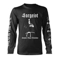Black - Front - Sargeist Unisex Adult Satanic Shatraug Long-Sleeved T-Shirt