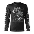 Black - Front - Leviathan Unisex Adult Silhouette Long-Sleeved T-Shirt