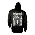 Black - Back - Behemoth Unisex Adult The Satanist Full Zip Hoodie