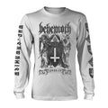 White - Front - Behemoth Unisex Adult The Satanist Long-Sleeved T-Shirt