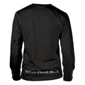 Black - Back - Aura Noir Unisex Adult Logo Long-Sleeved T-Shirt