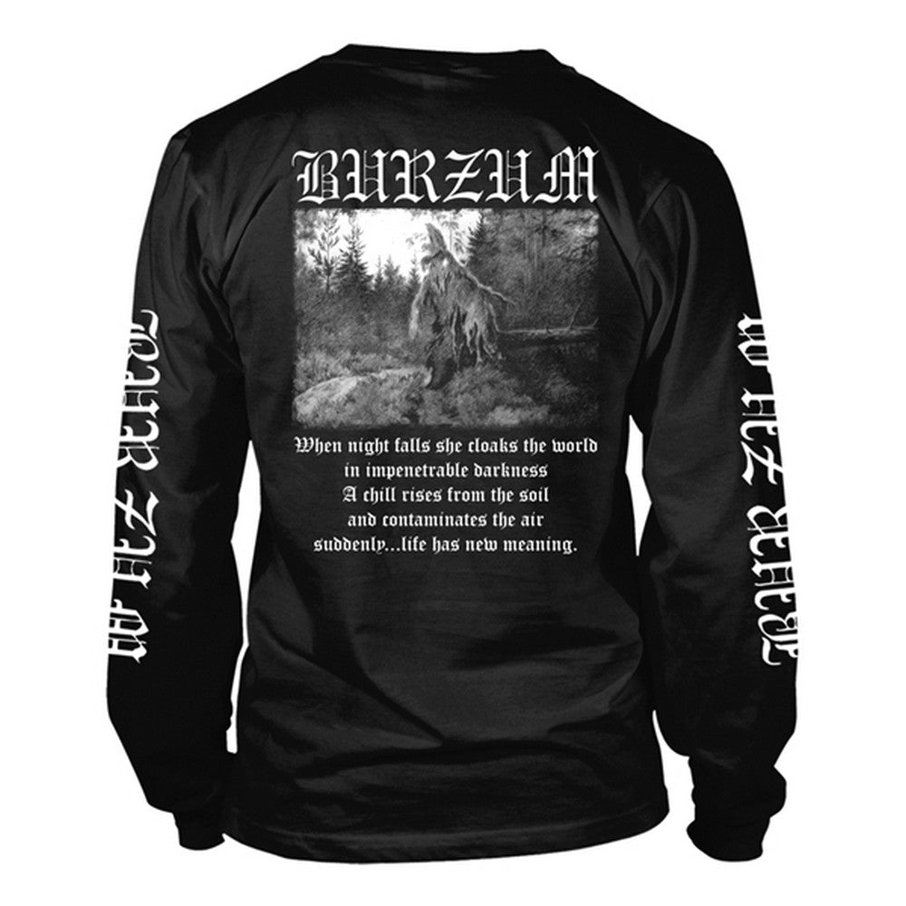 Black - Back - Burzum Unisex Adult Filosofem 2018 Long-Sleeved T-Shirt